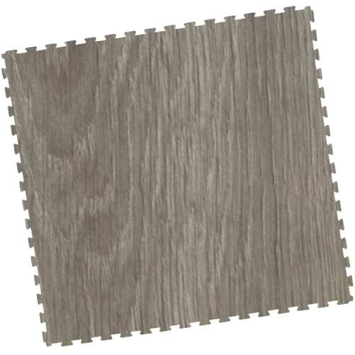 Fitnessboden PVC Klickfliese mit Holzoptik
