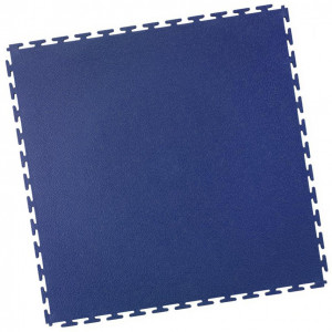 Getränkemarktboden PVC Klickfliese gekornt 7mm blau