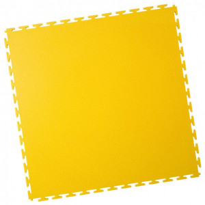 Getränkemarktboden PVC Klickfliese gekornt 7mm gelb
