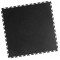Fitnessboden PVC Klickfliese 5 mm gekornt schwarz
