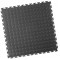 Fitnessboden PVC Industrie Klickfliese Noppen anthrazit