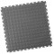 Fitnessboden PVC Industrie Klickfliese Noppen dunkelgrau