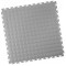 Fitnessboden PVC Industrie Klickfliese Noppen hellgrau