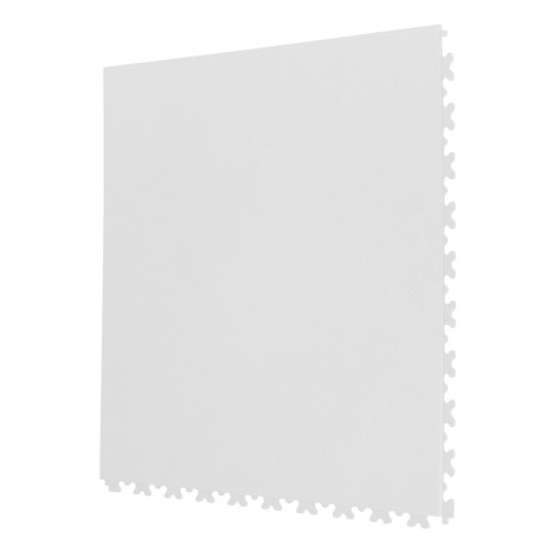 Garagenboden PVC Klickfliese 7 mm weiß
